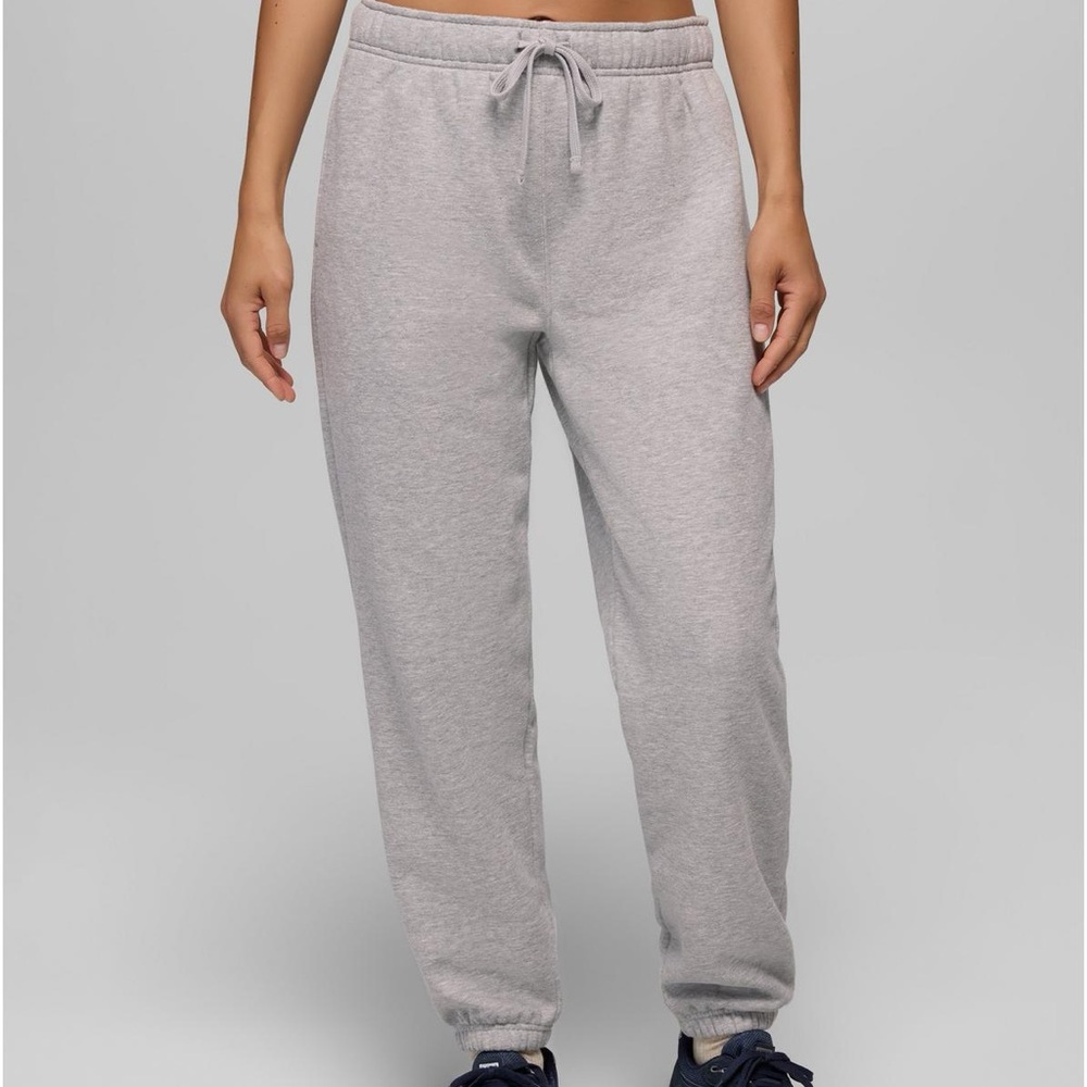 prAna Fleece Sweatpants – Women’s Small – Heather Gray